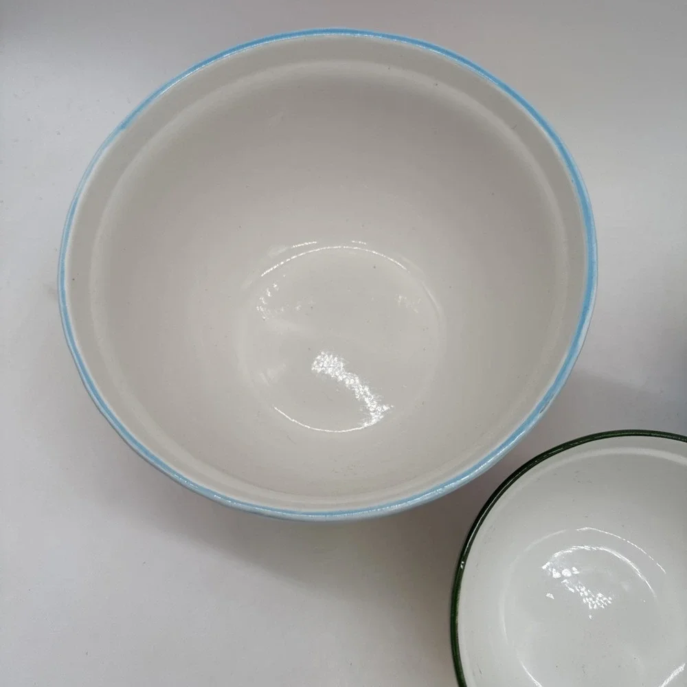 Lilian Vernon Set of 3 Fruit Serving Mixing Bowls Decorative Patterns